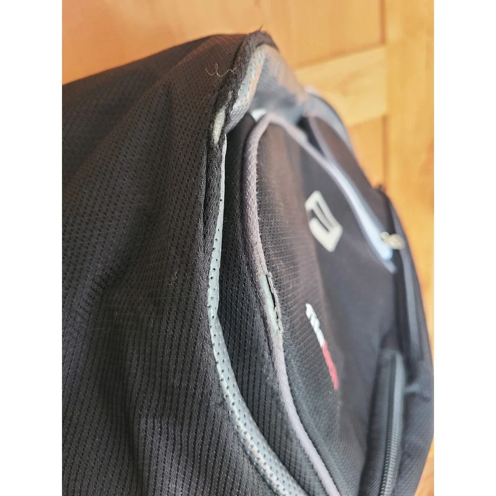 Fila Unisex Heritage Tennis Bag‎ Backpack Shoe Pocket Black White Performance